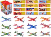 EVA Zweefvliegtuigje 1 stuk - Foam - Vliegtuig - Gooi Vliegtuigje - Kado - Cadeau - Kinderen - Spelen - Kinderfeestje
