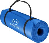 Tapis de Yoga Comprend un sac de transport et une sangle de transport supplémentaire - 183 cm x 61 cm x 1,5 cm - Tapis de fitness antidérapant - Tapis de Fitness parfait pour le Pilates, l'aérobic, le yoga - Tapis de Fitness et de Yoga - Blauw