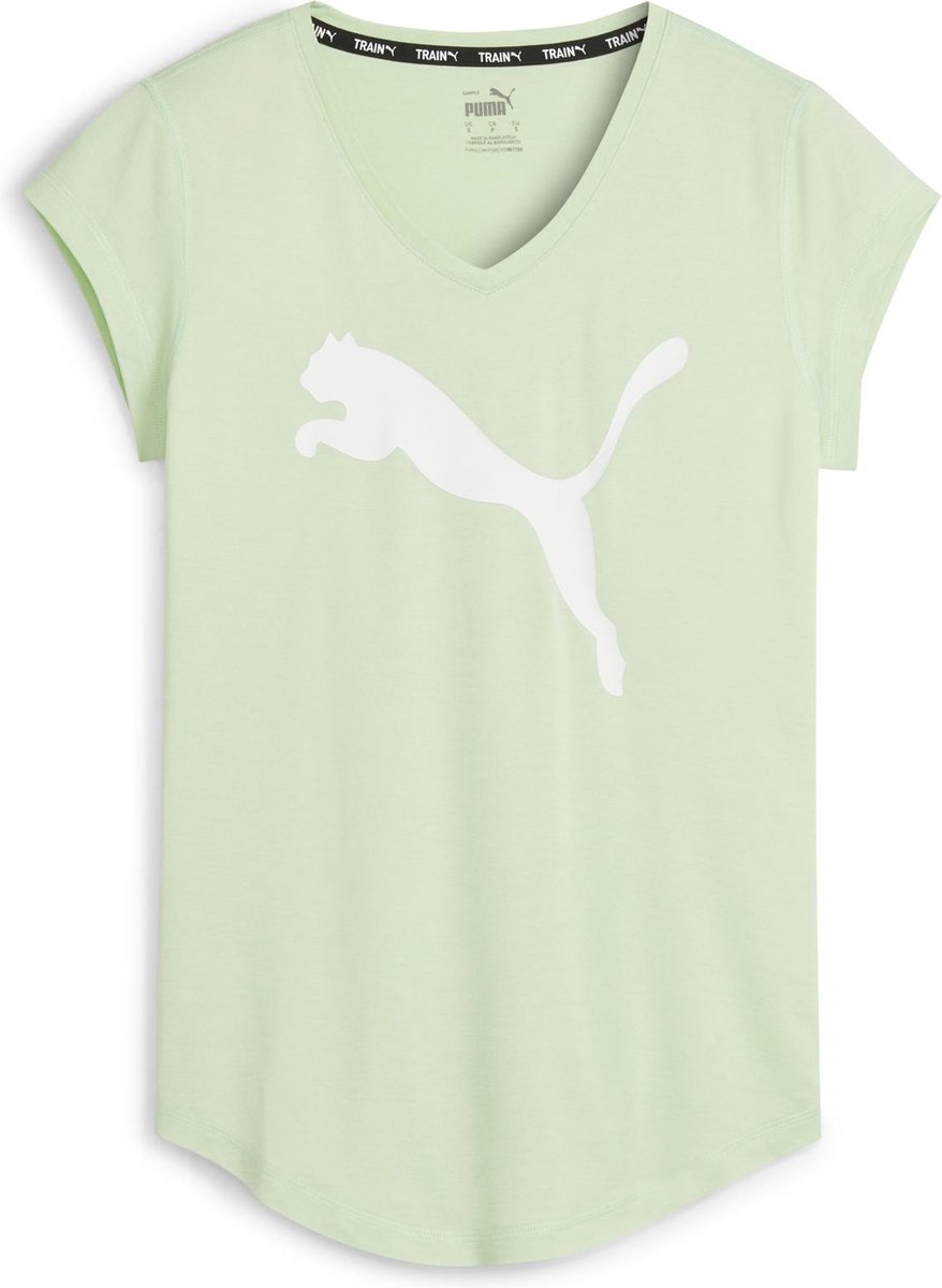 PUMA Train Favorite Heather Cat Tee Dames Sportshirt Grape Mist Grapemist