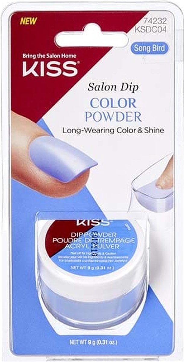 Kiss Gellak Salon Dip Color Powder - Kunstnagels - Kleurpoeder - Nepnagels - Song Bird
