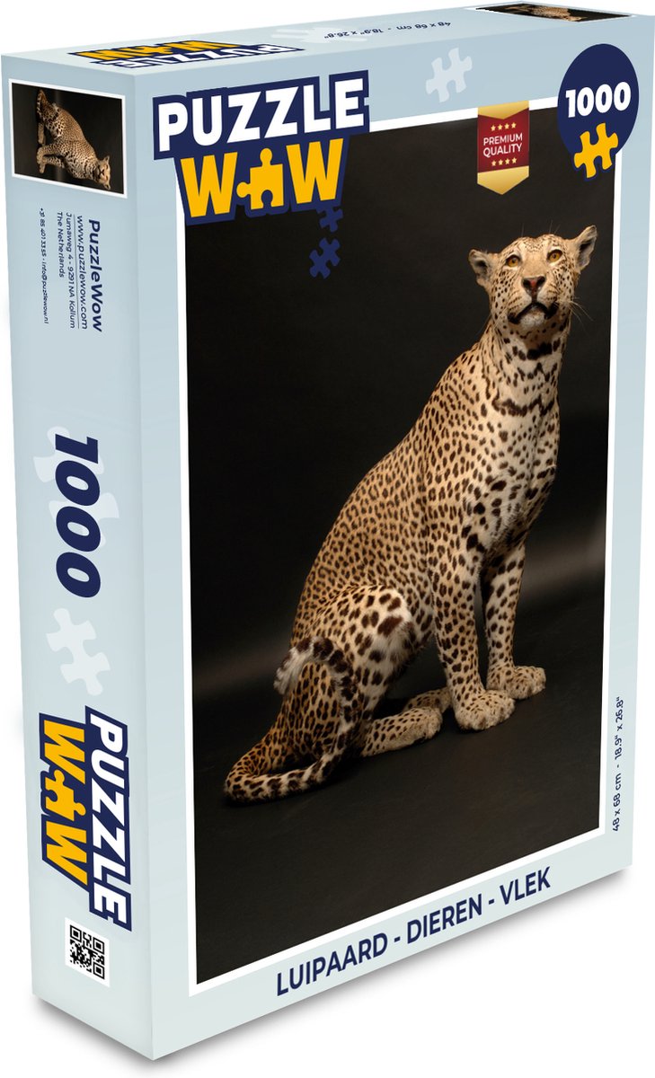 Puzzel Luipaard - Dieren - Vlek - Legpuzzel - Puzzel 1000 stukjes volwassenen