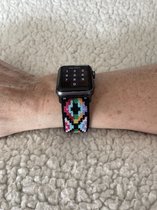 Bracelet de montre Applewatch - bracelet réglable tissé élastique - 38/40/41mm - bracelet lisse
