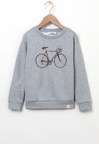 Sissy-Boy - Grijze sweater met fiets