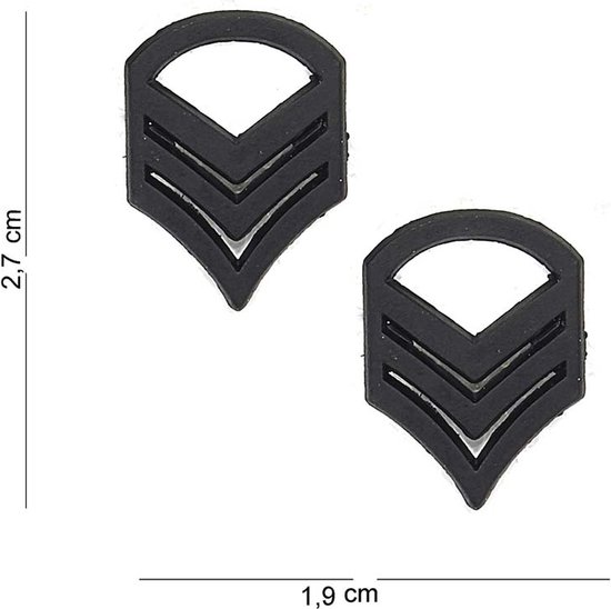 Duraline plankdrager pin mat zilver 23,5cm