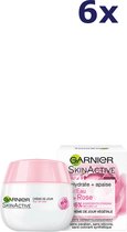 Garnier SkinActive BotanischGarnier SkinActive Botanische dagcrème met Rozenwater - Droge en Gevoelige Huid - 6 x 50ml - Voordeelverpakking