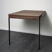 IWA Concept - Table pliante - Table de cuisine - Table pliable Murphy - Bureau mural - Bureau pliable - Bureau et étagère multifonctionnels