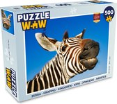 Puzzel Zebra - Grappig - Kinderen - Kids - Jongens - Meisjes - Legpuzzel - Puzzel 500 stukjes
