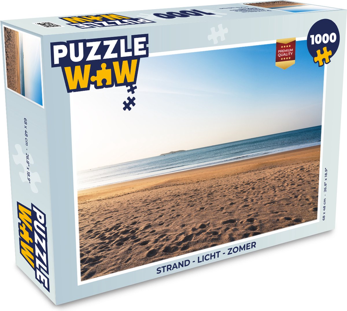 Puzzel Strand - Licht - Zomer - Legpuzzel - Puzzel 1000 stukjes volwassenen