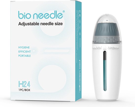 Bioneedle Verstelbare Microneedling Dermastamp - Vernieuwde Dermaroller ...