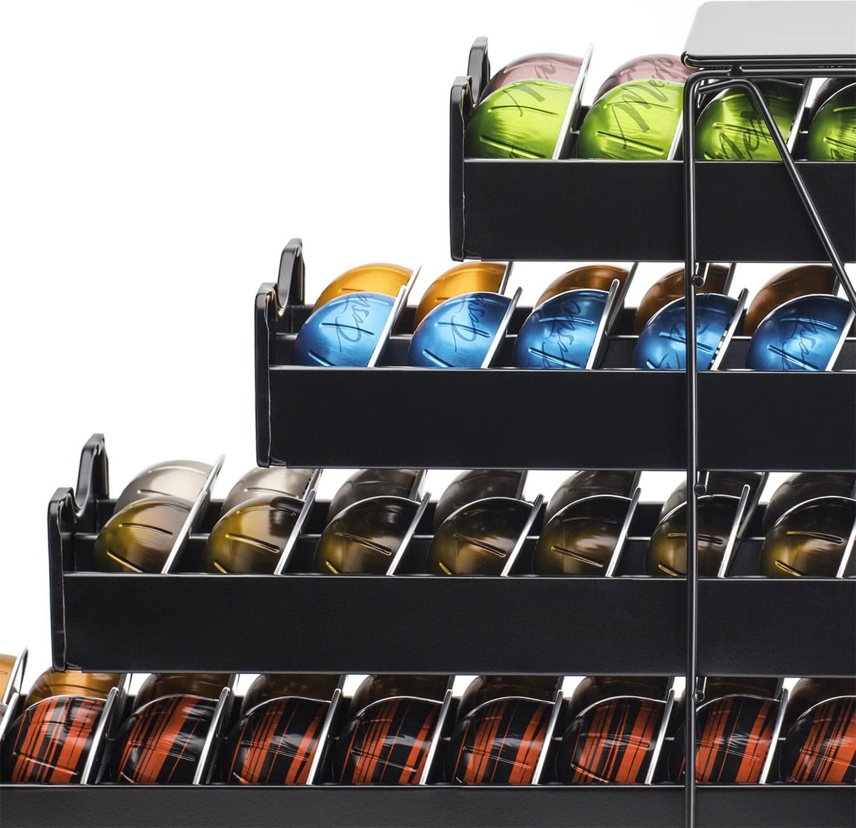 Koffie Capsulehouder - Koffiecapsule Opbergrek Capsule Opslag Houder Capsuledispenser Padhouder Capsulestandaard, Coffee Pod Holder Capsule Rack Keuken Kantoor