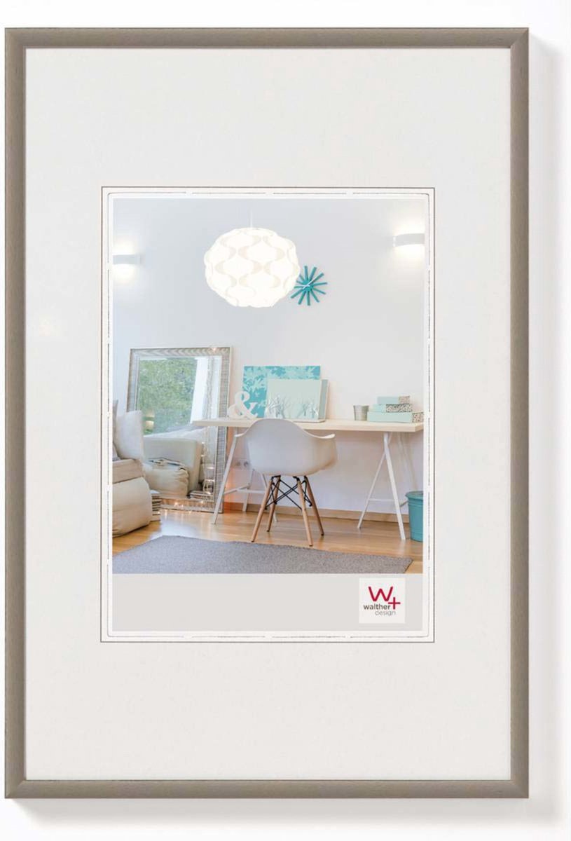 Walther New Lifestyle - Kunststof lijst - Fotoformaat 10x15 cm - Staal