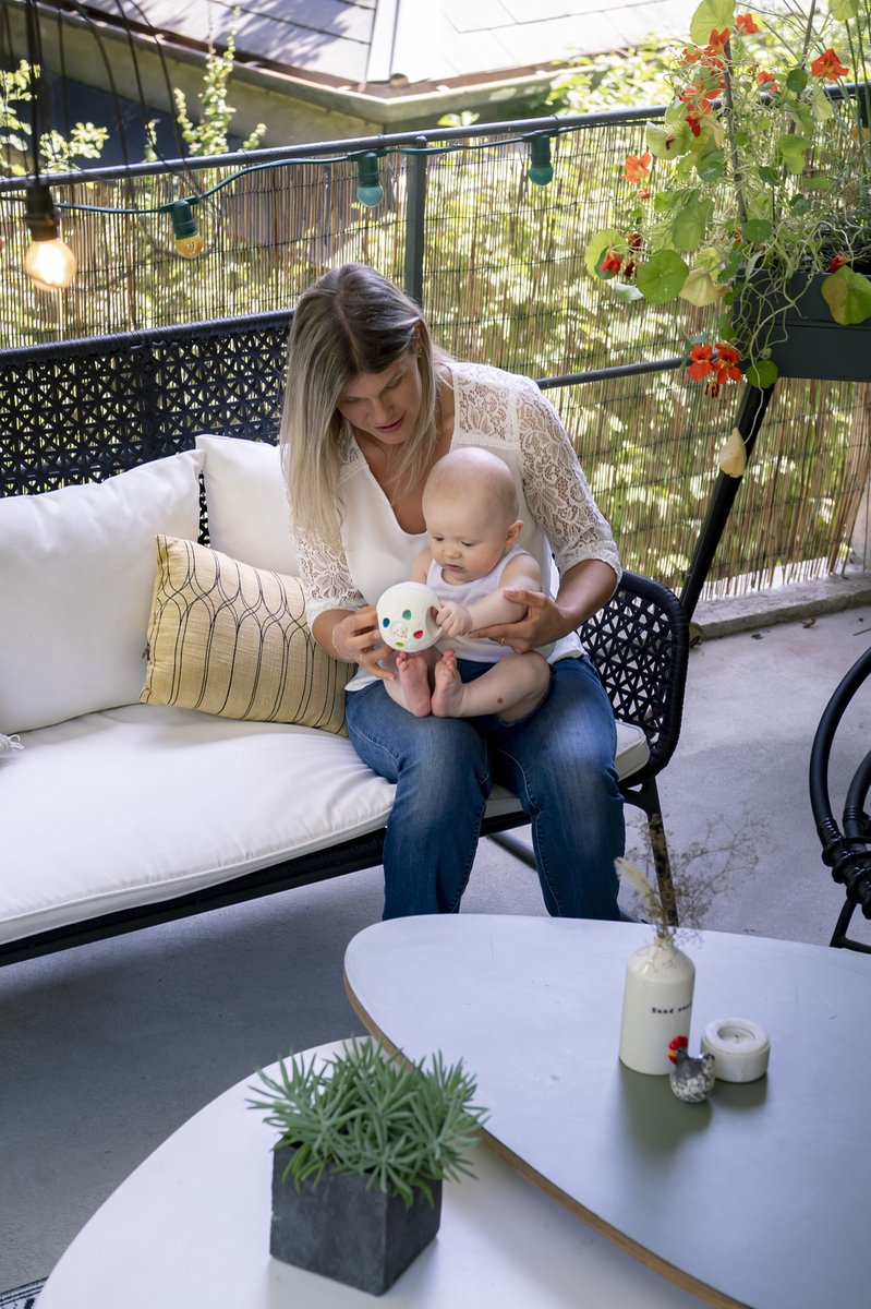 Sophie de giraf So'Pure Senso'Ball - Speelbal - Babyspeelgoed - Speelgoedbal - 100% natuurlijk rubber - OK-Biobased - In gerecyled geschenkdoosje met organic katoenen strikje - Ø9.5 cm — afbeelding 6