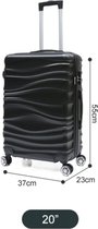 Koffer Traveleo Babij ABS04 Zwart handbagage maat S