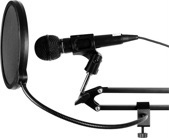 Auna CM001B Set Microfono USB V3 Microfono A Condensatore Adattatore Usb Braccio Nero - 7
