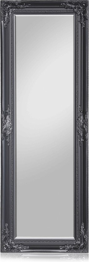 Ashford staande spiegel massief houten lijst rechthoekig 130 x 45 cm