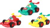 Toi Toys Little Stars Raceauto cartoon met frictie