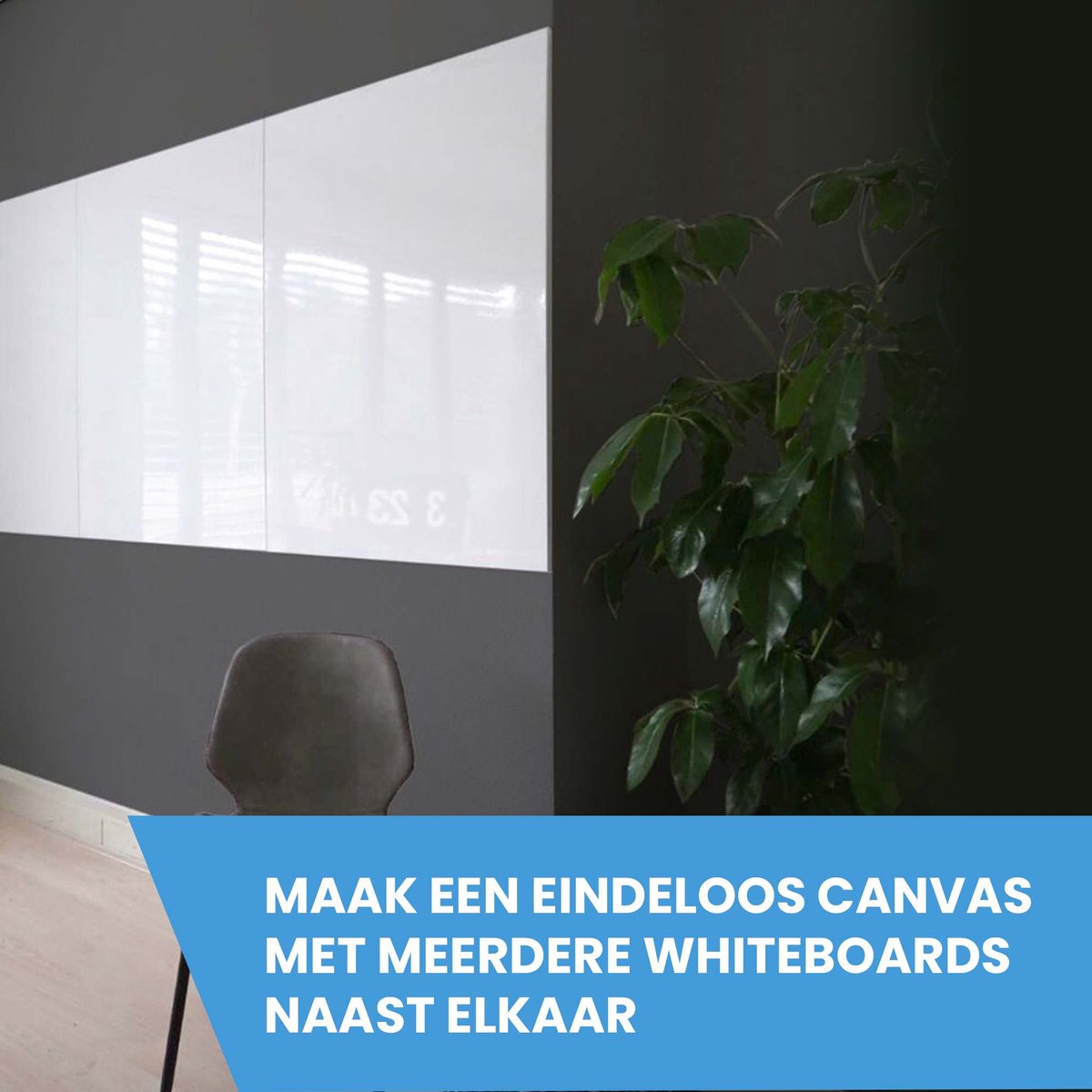 IVOL Whiteboard zonder rand 100x150 cm - Magnetisch thumbnail 6