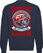 Sweater Sons Of Alkmaar | Kerstcadeau | Cadeau voor man | Vaderdag | Navy | maat M
