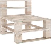 The Living Store Tuinmiddenbank - Houten - Geïmpregneerd grenenhout - 60 x 69.4 x 62 cm - Modulair design - Duurzaam en weerbestendig