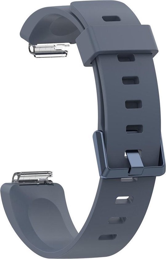 Bracelet adapté à Fitbit Inspire HR - Taille L - Bracelet - Bracelet de montre - Siliconen - Grijs