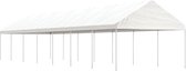 Tente de fête The Living Store Gazebo s - 15,61 x 4,08 x 3,22 m - Matériau PE