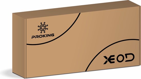 PROKING Dossier de conférence noir - A4 - Dossier de conférence de bureau - Dossier de stockage de dossier d'écriture de Luxe - Dossier de travail de dossier de documents - comprenant un bloc-notes, une calculatrice, un porte-carte et un porte-stylo