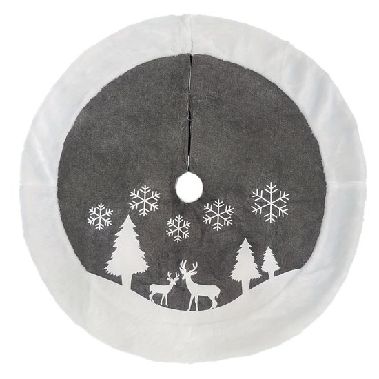 Livano Tapis de sapin de Noël – Tapis de Noël – Anneau de sapin de Noël – Jupe de sapin de Noël – Jupe de sapin de Noël pour sapin artificiel – Couverture de sapin de Noël – Panier de sapin de Noël – Jupe de sapin de Noël