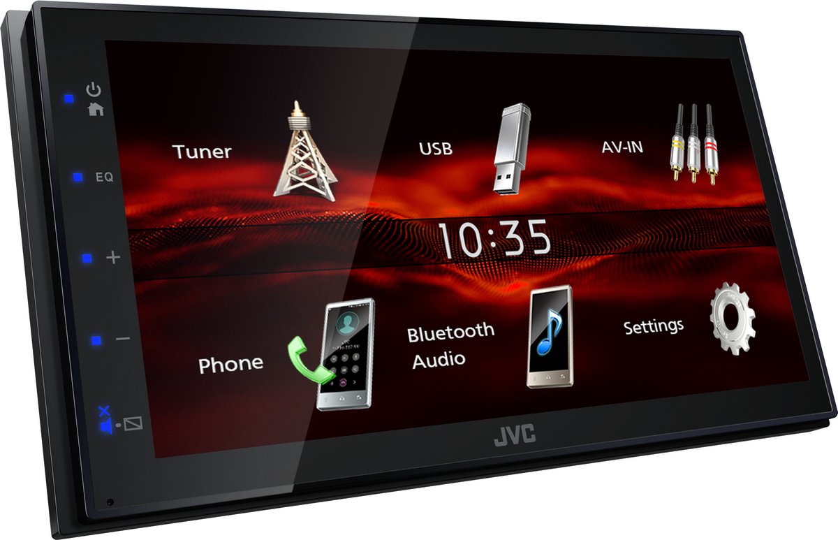 JVC KW-M180DBT - 2 DIN multimedia autoradio – foto 2