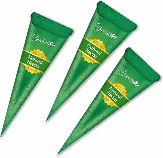 Yashika - 3 Stuks Henna Tattoo - Tijdelijke Tattoo - Festival Tattoos ...