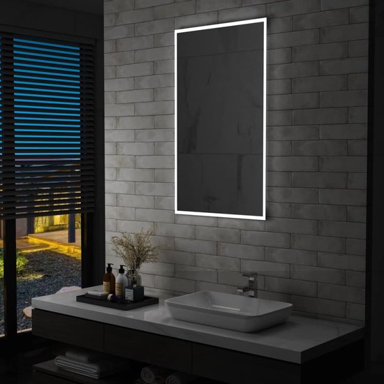 Miroir de salle de bain LED The Living Store - 60 x 100 cm - IP44