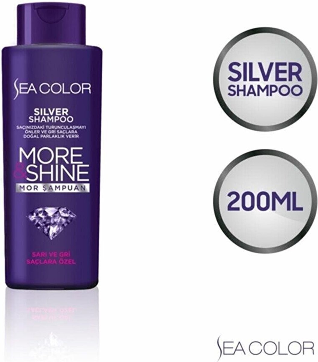 Sea Color - Silver Shampoo - Mor Şampuan - 200 ml