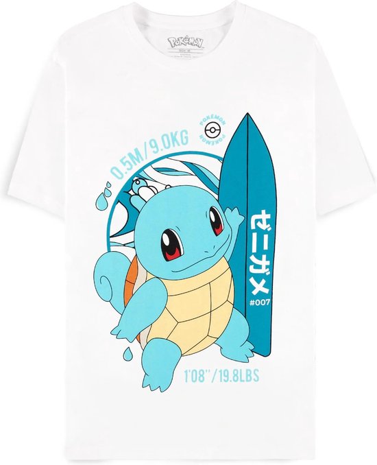 Pokémon - Squirtle T-shirt - Wit