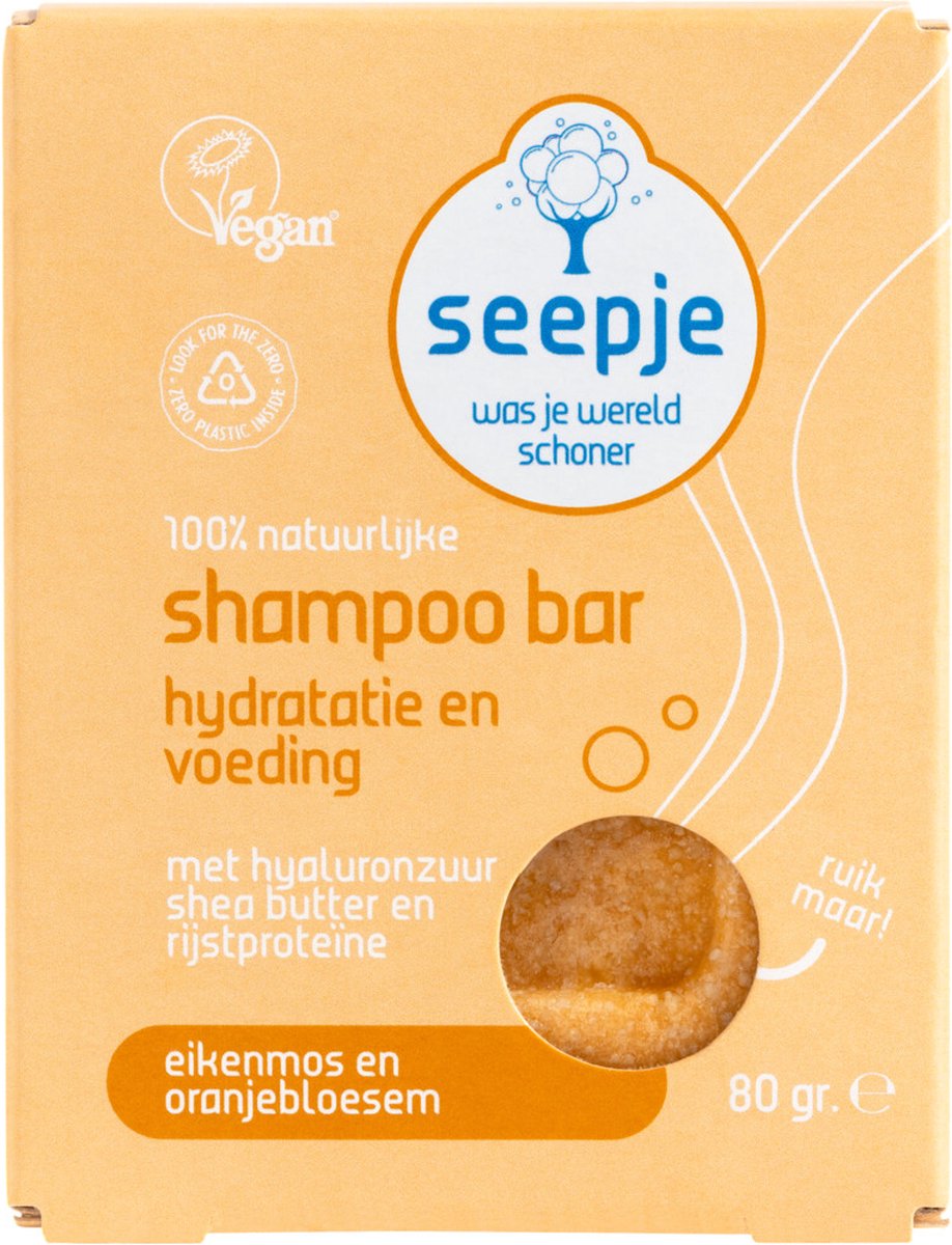 Seepje Eikenmos en Neroli Shampoo Bar 80 gr