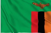 VlagDirect - Zambiaanse vlag - Zambia vlag - 90 x 150 cm