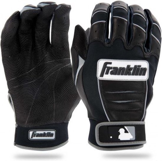 Franklin Sports MLB CFX Pro Gants de frappeur, perle/bleu marine, taille M