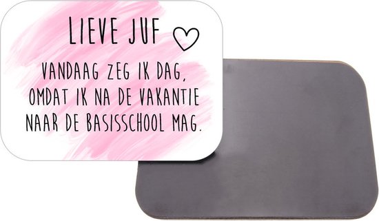 Aimant avec impression | 5x7cm | Cadeau | Aimant de réfrigérateur | cher professeur