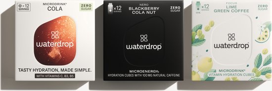 waterdrop® Microdrink Set REFRESH - 36 bruistabletten - suikervrije