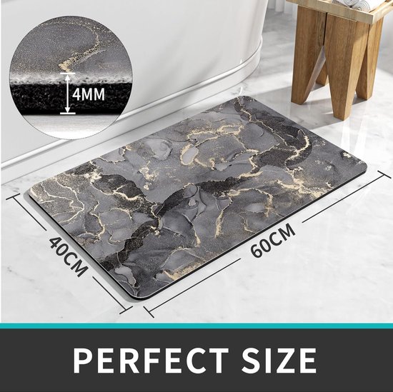 Tapis de bain de Luxe - accessoires de salle de bain - tapis de bain - tapis de bain