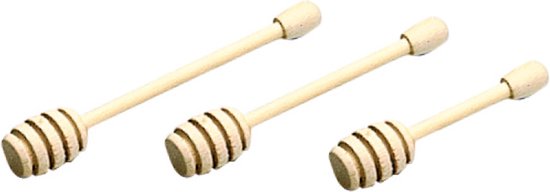 Ferrarium.nl honingdoper – beukenhout – 13 cm – 1 stuk