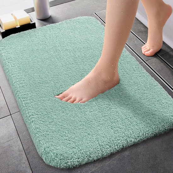 Natural Bamboo Wood Bath Mat - Bathroom and Kitchen Rugs, Bath Mat Accessories for Bathtub, Spa, Sauna Floor and Shower Door Stairs (Lattice, Standard 40x61cm