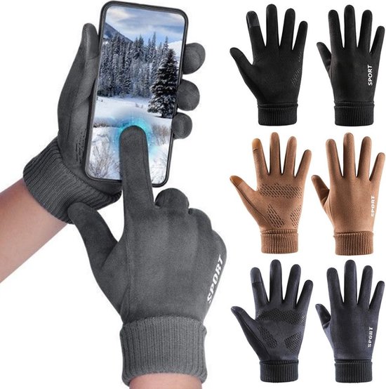 Livano Gants de moto - Manchons - Manchons pour vélo - Scooter - Cyclomoteur - Étanche - Imperméable - Blauw