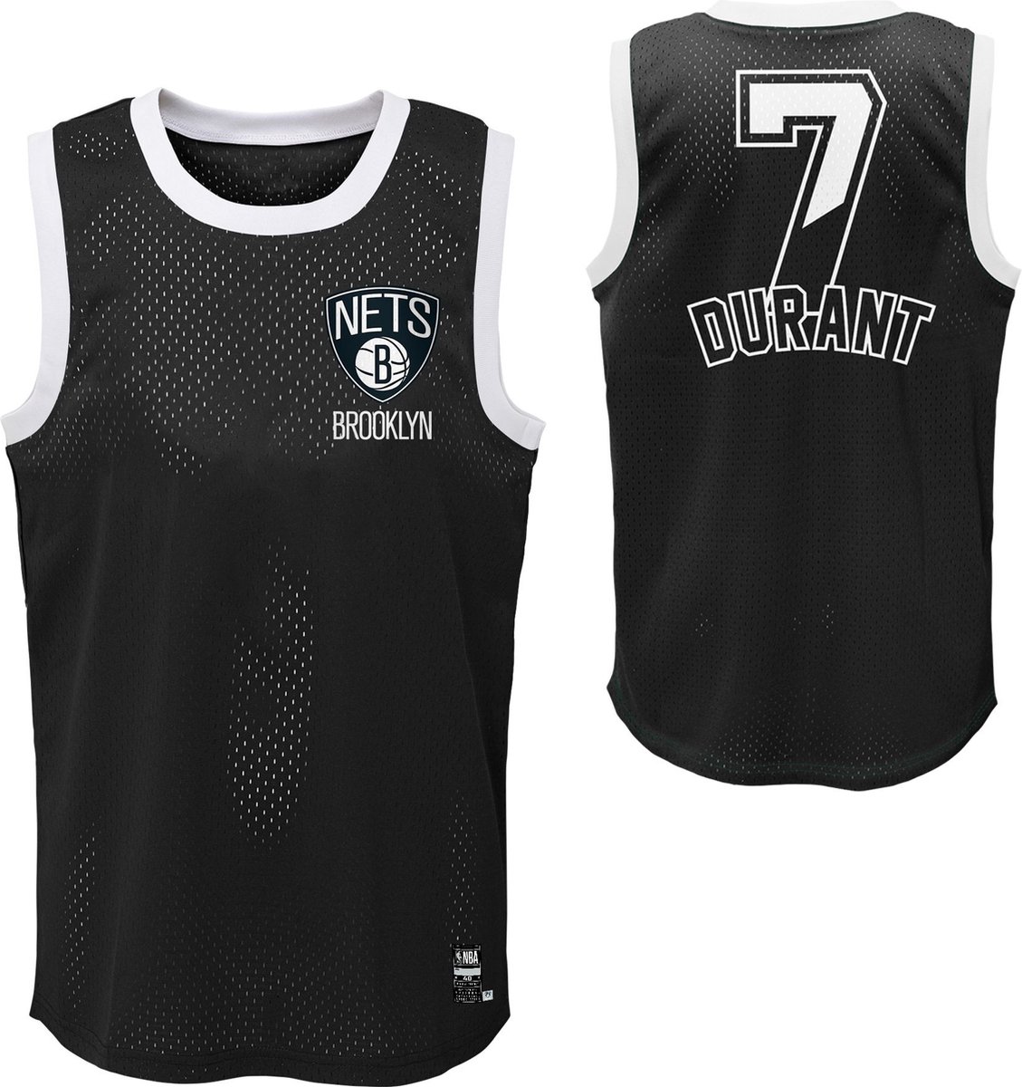 NBA Kevin Durant Jersey Zwart (Borst logo) Kledingmaat : XL