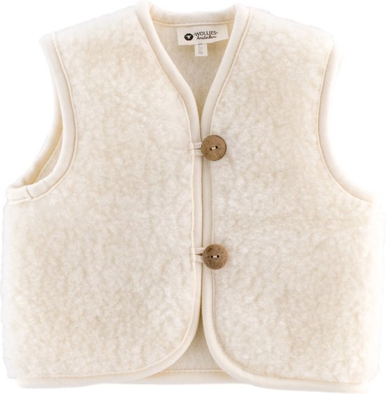 WOLLIES Amsterdam - Wollen Kinder Vest - Merino Wol