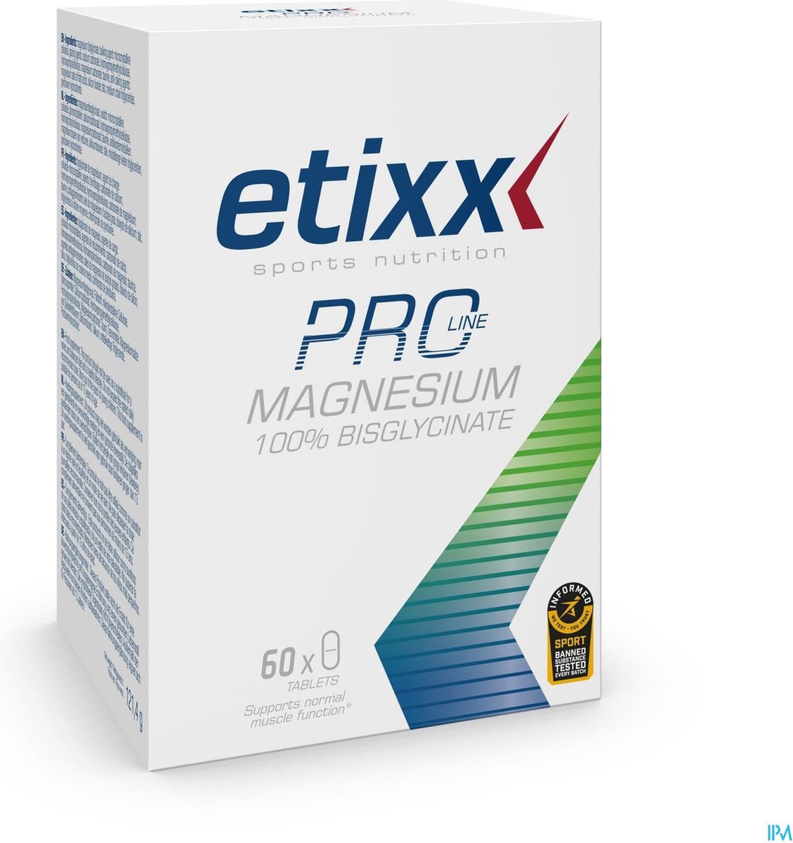 Goedkoopste Etixx Pro Line Magnesium 100 Bisglycinate - Sports Nutrition - Supplementen - 60 tabletten - Vitamine B6 - Taurine - Aminozuurchelaatvorm - Vegan