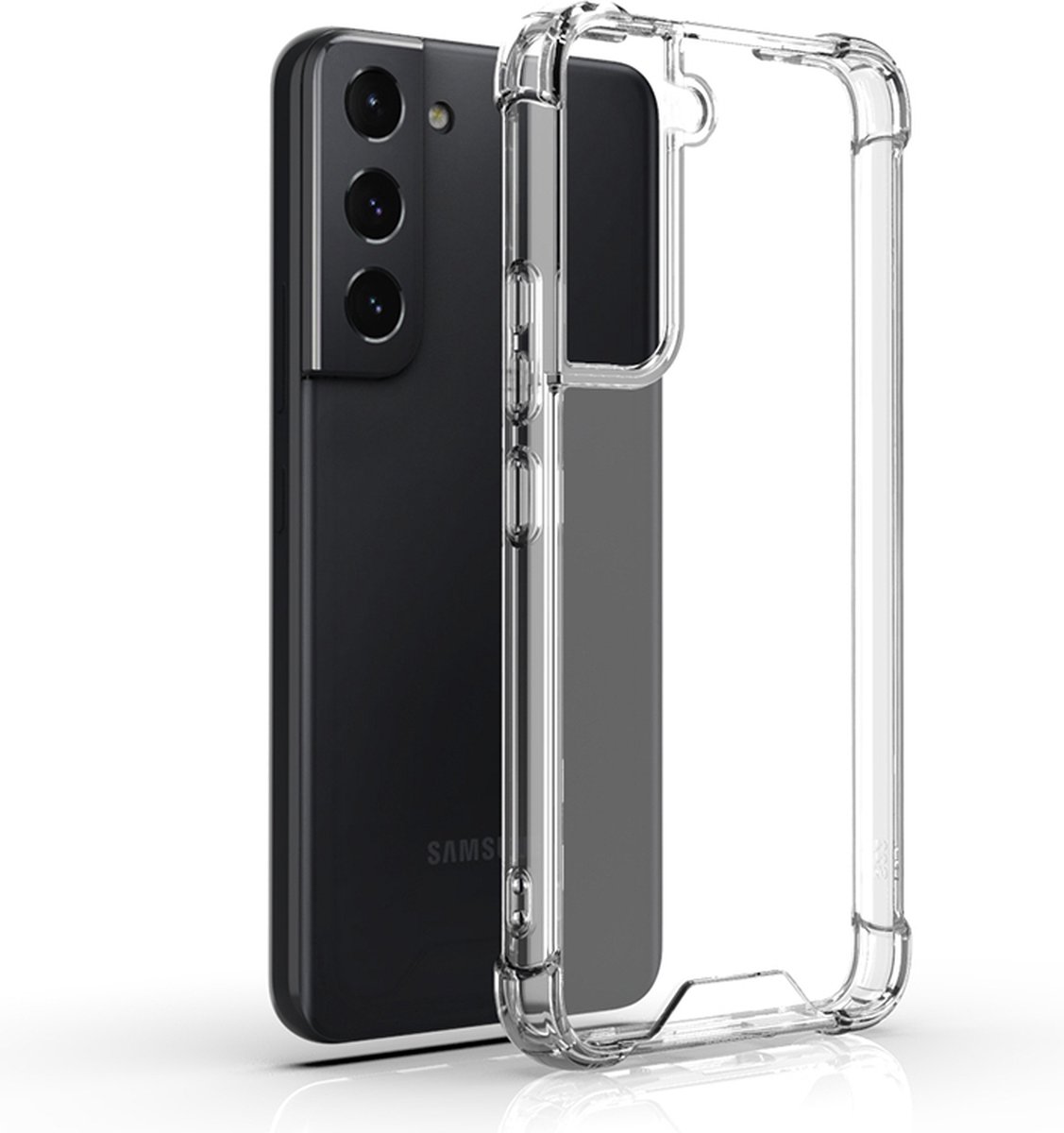 Fonu Stevig transparant Geschikt Voor Samsung S22 hoesje