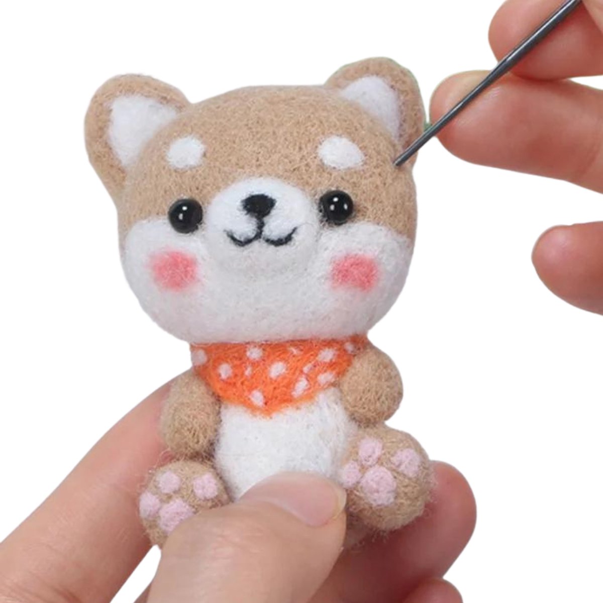 50 kleuren Wolvilt van Merino Wol - Hobby Vilt pakket Naaldvilten / Needle Felting — afbeelding 4