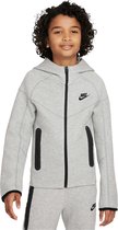 Nike Sportswear Tech Fleece Hoodie Kids Dark Grey Heather Maat 152/158