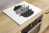 Inductiebeschermer - My Kitchen My Rules - 58.3x51.3 cm - Inductiebeschermer - Inductie Afdekplaat Kookplaat - Inductie Mat - Anti-Slip - Keuken Decoratie - Keuken Accessoires
