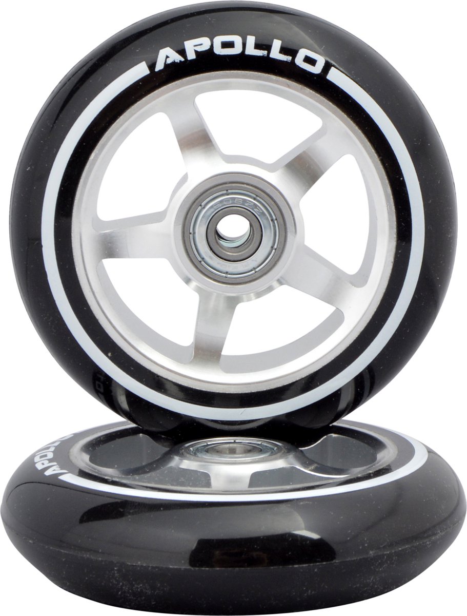 Bol.com Apollo Stunt Scooter reservewielenset Pro Wheels - ABEC9 kogellagers, scooter wiel reservewielen geschikt voor stuntstep aanbieding