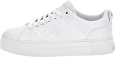 Guess Gianele Lage sneakers - Leren Sneaker - Dames - Wit - Maat 38